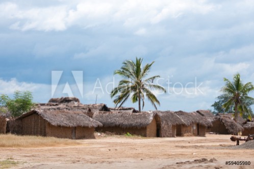 Picture of Village in tanzania - national park saadani